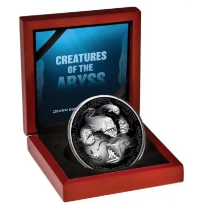Creatures from the Deep - 5 Oz - Silver Collector Coin