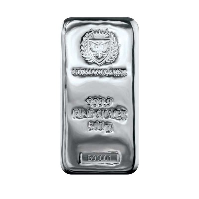 Germania Mint - 500g - hõbeda investeerimisplokid