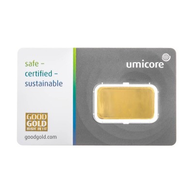 Umicore - 20g - investeerimiskulla valuplokk