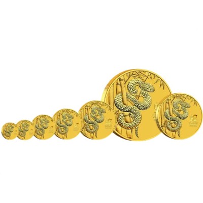 Lunar Snake 2025 - 1/4 Oz - kuldne investeerimismünt
