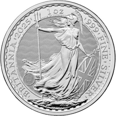 Britannia (2025) - 1 Oz - Hõbedast investeerimismünt