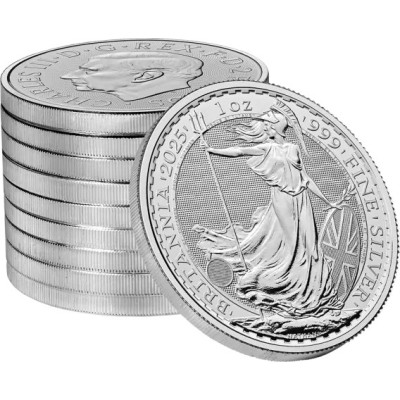 Britannia (2025) - 1 Oz - Hõbedast investeerimismünt