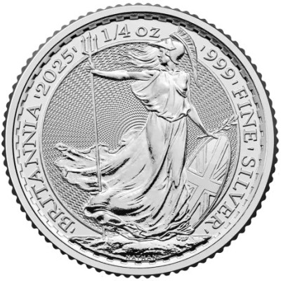 Britannia (2025) - 1/4 Oz - Hõbedast investeerimismünt