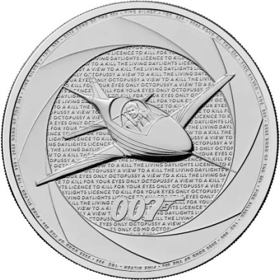 Six Decades of 007 (80´s) - James Bond - 1 Oz - hõbedast investeerimismünt