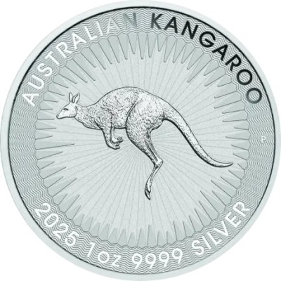 Kanguru (2025) - 1 Oz - investeerimishinnaga hõbemünt  (tarne 5.7.2025)