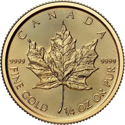 Maple Leaf (2025) - 1/4 Oz - kuldne investeerimismünt