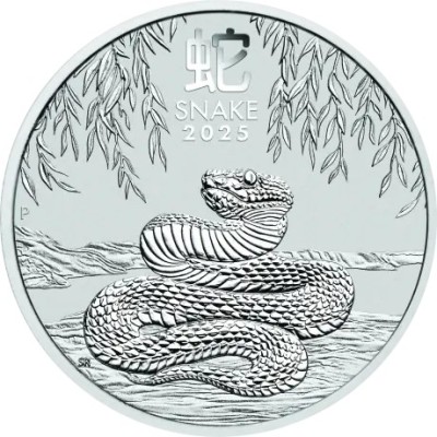 Lunar Snake (2025) - 1 Oz - Hõbedast investeerimismünt (2025)