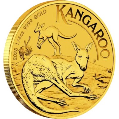 Kanguru (2025) - 1/4 Oz - kuldne investeerimismünt