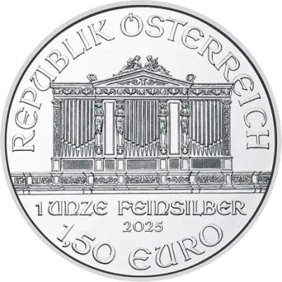 Wiener Philharmoniker (2025) - 1 Oz - hõbedast investeerimismünt