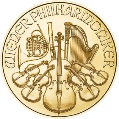 Wiener Philharmoniker (2025) - 1/4 Oz - kuldne investeerimismünt