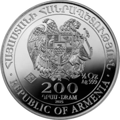Noa Ark (2025) - 1/2 Oz - investeerimishinnaga hõbemünt