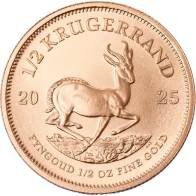 Krügerrand (2025) - 1/2 Oz - kuldmünt