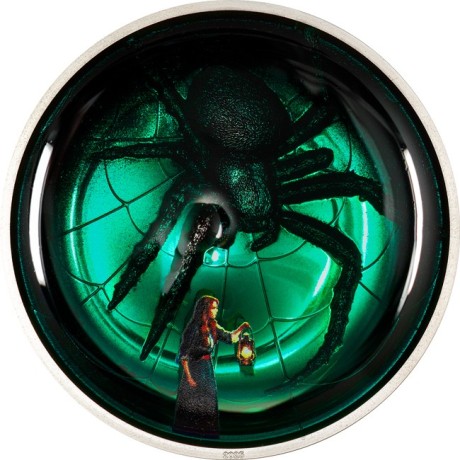 Arachnophobia - 2 Oz - Silver Proof Collector Coin