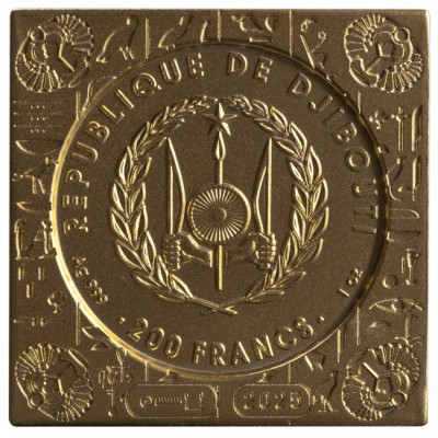 Giza püramiidid - 6 Oz - hõbedast prooflike kollektsioonimünt