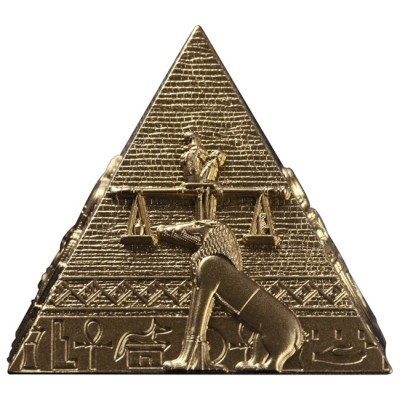 Giza püramiidid - 6 Oz - hõbedast prooflike kollektsioonimünt