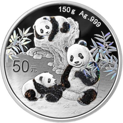 Panda (2025) - 150 g - hõbedast proof kollektsioonimünt