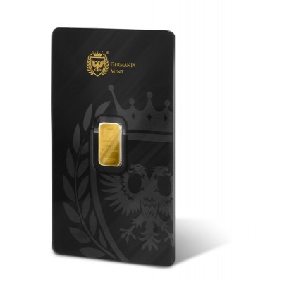 Germania Mint - 1 g - kuldne investeerimisplokk