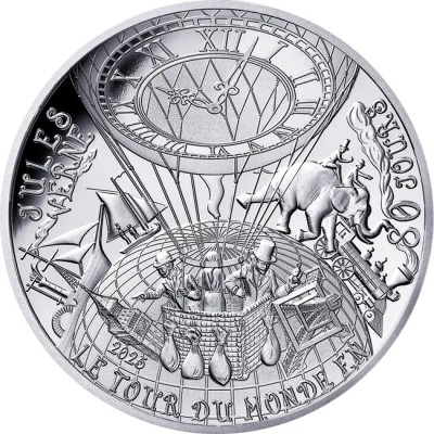 Jules Verne - 88,8g - proovikogumismüntide komplekt