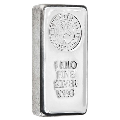 Perth Mint - 1 kg - investeerimishõbe - investeerimisplokid