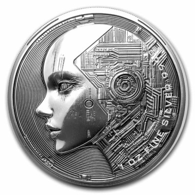 AI - Tehisintellekt 2025 - 1 Oz - Hõbedast investeerimismünt