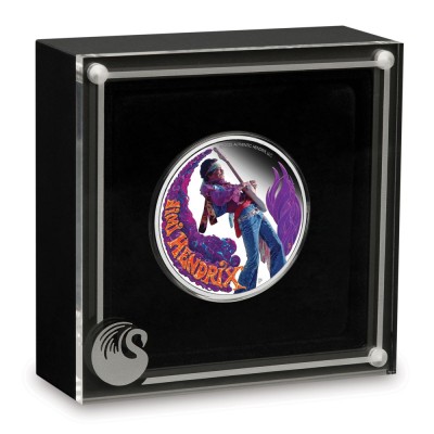 Jimi Hendrix - 1 oz hõbedast kollektsioonimünt