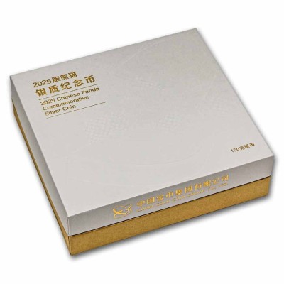 Panda (2025) - 150 g - hõbedast proof kollektsioonimünt