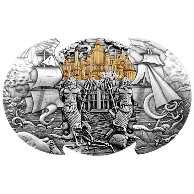 Atlantis - 5 Oz - hõbedast kollektsioonimünt