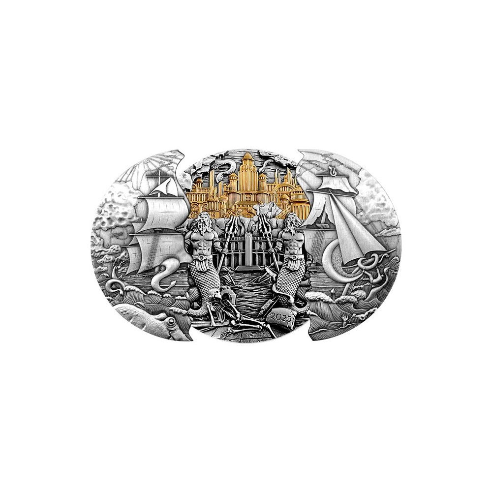 Atlantis - 5 Oz - hõbedast kollektsioonimünt