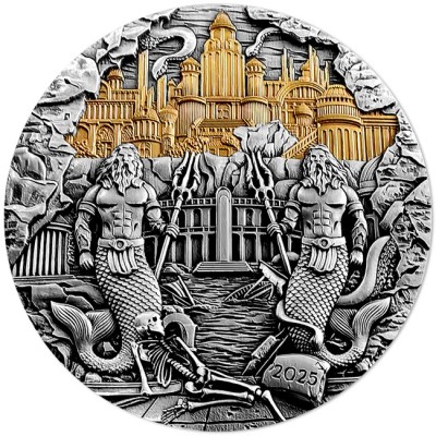 Atlantis - 5 Oz - hõbedast kollektsioonimünt