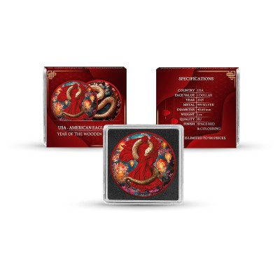 Puidust madu (2025) - 1 Oz - hõbedast kollektsioonimünt