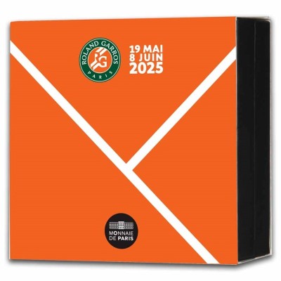 Roland Garros 100 aastat - 22g - hõbedast meenemünt