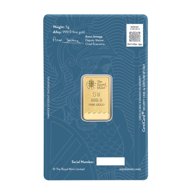 Britannia - 5g - kuld investeerimispullid