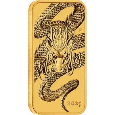 Draakon ristkülikukujuline (2025) - 1 Oz - kuldmünt