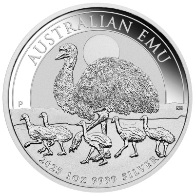 Austraalia emu (2025) - 1 Oz - Hõbemünt investeerimiseks
