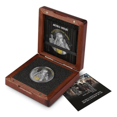 Peaky Blinders - Arthur Shelby - 2 Oz - hõbedast kollektsioonimünt