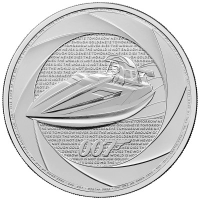 Six Decades of 007 (90´s) - James Bond - 1 Oz - hõbedast investeerimismünt