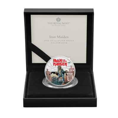 Iron Maiden - R.I.P Eddie - 1 Oz - hõbedast kollektsioonimünt (tarne 28.8.2025)