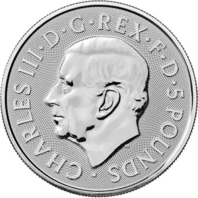 Tudor Beasts Greyhound of Richmond - 2 Oz - Hõbedast investeerimismünt