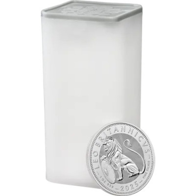 Briti lõvi (2025) - 1 Oz - investeerimishinnaga hõbemünt