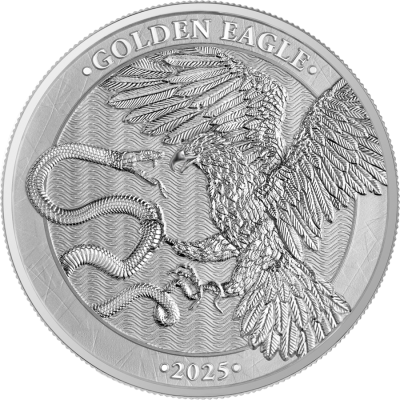 Malta Golden Eagle (2025) - 1 Oz - investeerimishinnaga hõbemünt