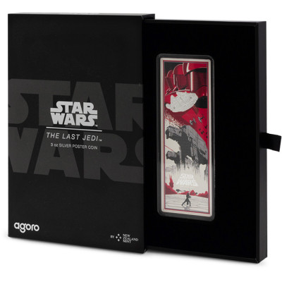 Star Wars: The Last Jedi (2025) - 3 Oz - hõbedast kollektsioonimünt