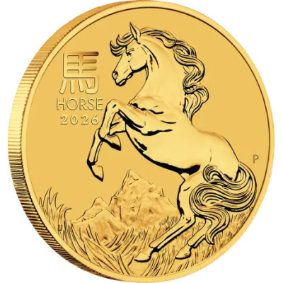 Lunar Horse (2026) - 1 Oz - kuldne investeerimismünt (2026)