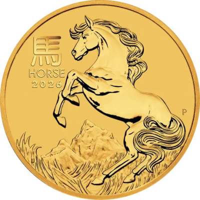 Lunar Horse (2026) - 1 Oz - kuldne investeerimismünt (2026)
