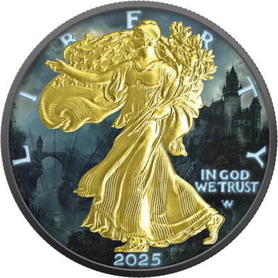 American Eagle (2025) - Ööprints - Hõbedast kollektsioonimünt (2025)