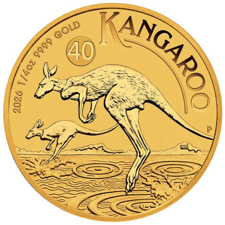 Austraalia känguru (2026) - 1/4 Oz - kuldne investeerimismünt