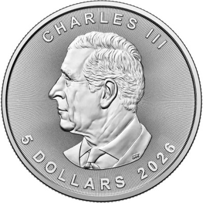 Maple Leaf (2026) - 1 Oz - Hõbedast investeerimismünt (2026)