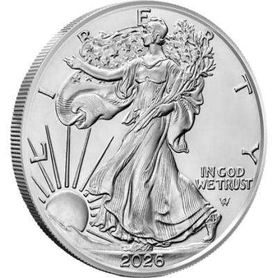 American Eagle (2026) - 1 Oz - investeerimishinnaga hõbemünt