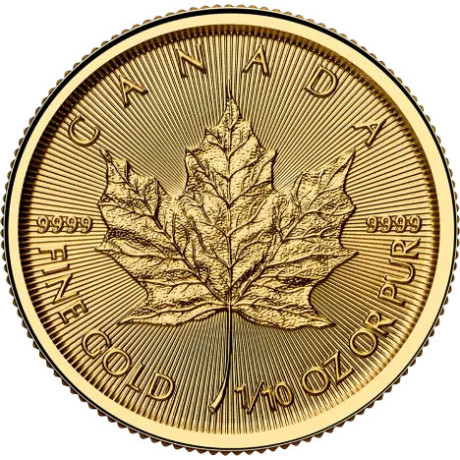 Maple Leaf (2026) - 1/10 Oz - Gold Investment Coin