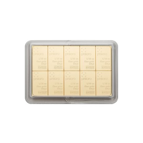 Valcambi SA - Philoro 10x3,1g - Investiční zlatý slitek