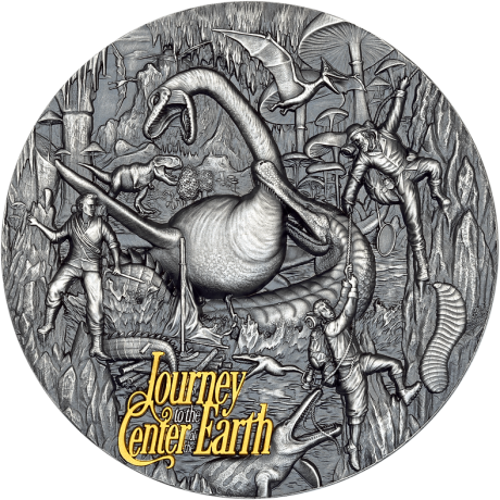 Journey to the Centre of the Earth (2026) - 3 Oz - silver proof collector coin